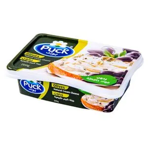 Puck Cream Cheese Tub with Olives 200g