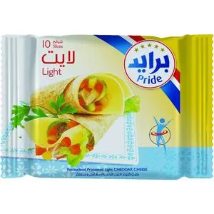 Pride Cheese Slice Lit Tsty Low Fat 200G
