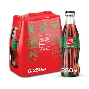 Coca-Cola Zero Sugar, Saudi National Day Limited Edition, 6x250 ml