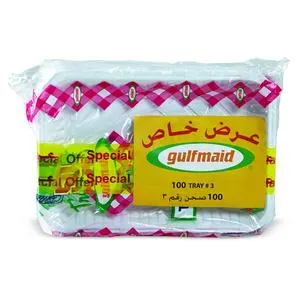 Gulfmaid Rect Tray #3 (100) Pcs