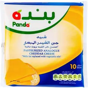Panda Analogue Cheddar Cheese Slices 200 g