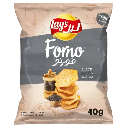 ليز بطاطس بنكهة الفلفل الأسود-43 غرام