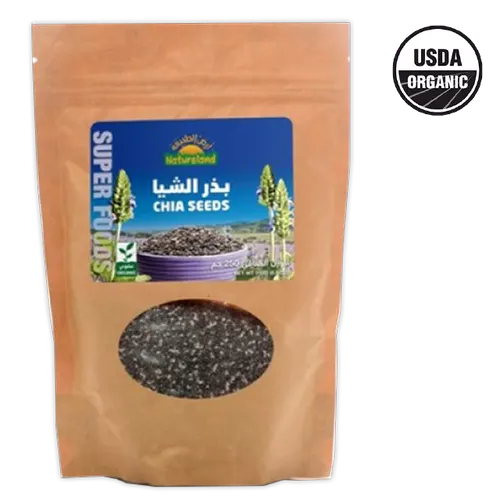 أرض الطبيعة بذور شيا عضوية-250 غرام