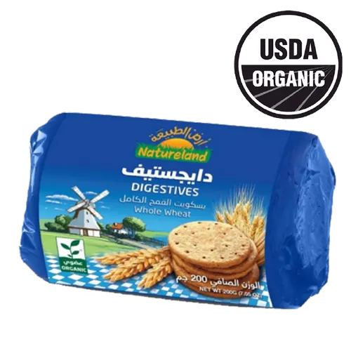 أرض الطبيعة بسكويت دايجستيف عضوي-200 غرام