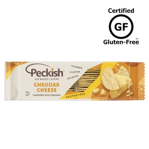 بكيش رقائق أرز بنكهة الشيدر-90 غرام
