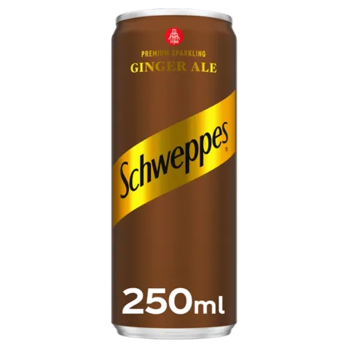 شويبس مشروب غازي بنكهة الزنجبيل والحمضيات-6 X 250 مل