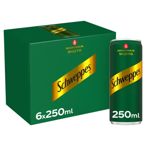 شويبس مشروب غازي بنكهة موهيتو-6 X 250 مل