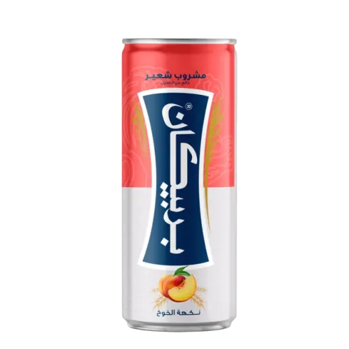 باربيكان شراب شعير نكهة الخوخ-250 مل