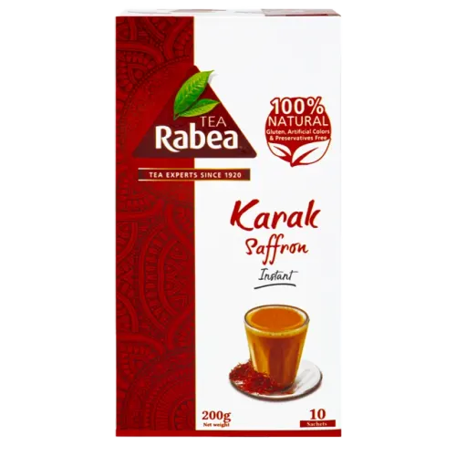 ربيع أظرف شاي كرك بالزعفران-10 X 200 غرام