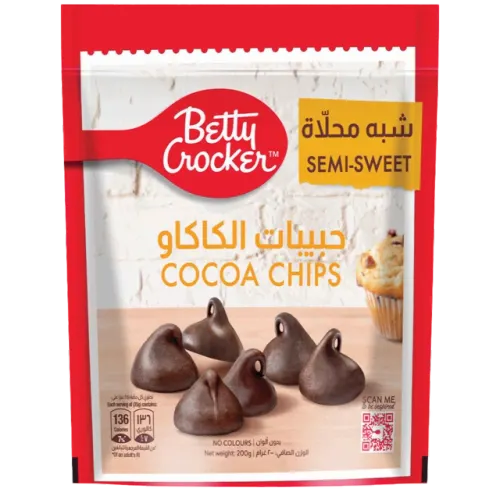 بيتي كروكر حبيبات شوكولاتة شبه حلوة-200 غرام