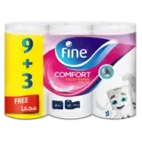 فاين مناديل حمام المريحة-9+3X12 لفة