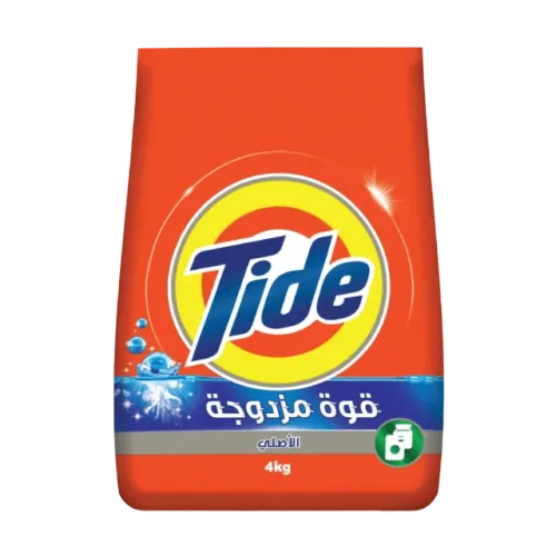 تايد مسحوق غسيل برغوة منخفضة برائحة أصلية-4 كيلو