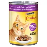 فريسكيز طعام قطط غنم & خضار في مرق-400 غرام