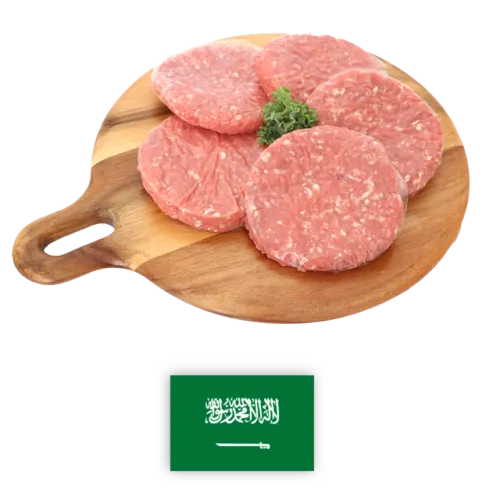 سعودي برجر لحم عجل طازج- غرام 500