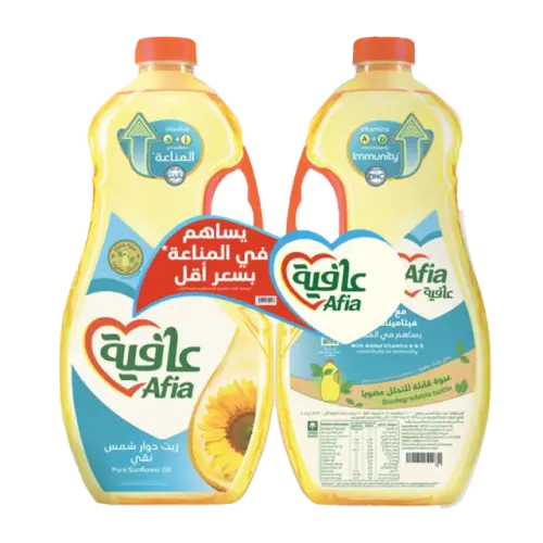 عافية زيت دوار الشمس النقي-2×1.5 لتر
