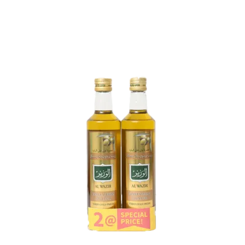 الوزير زيت زيتون بكر ممتاز-2X500 غرام