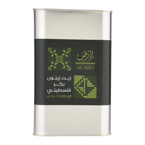 الأرض زيت زيتون بكر فلسطيني-1 لتر