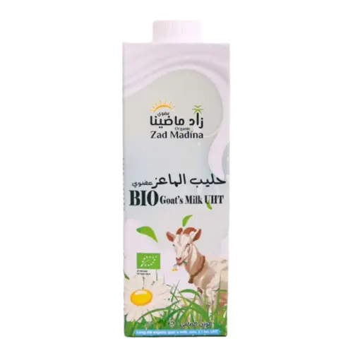 زاد ماضينا حليب ماعز عضوي-1لتر