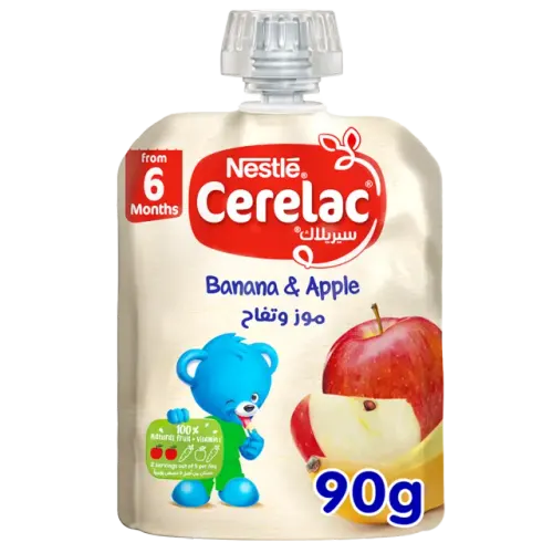 نستله هريس موز وتفاح-90 غرام