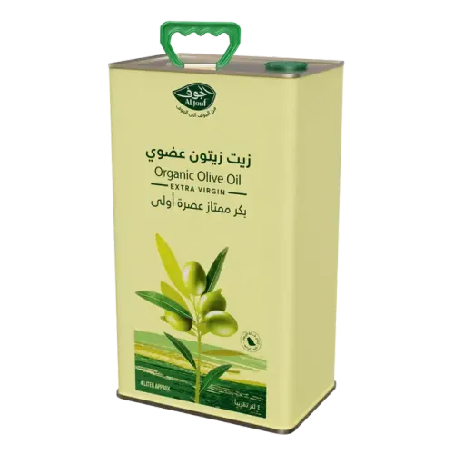 الجوف زيت زيتون عضوي-4 لتر