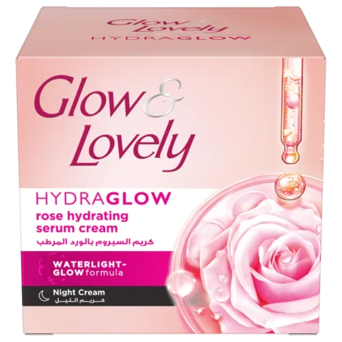 جلو اند لوفلي كريم السيروم بالورد المرطب كريم الليل-50 غرام