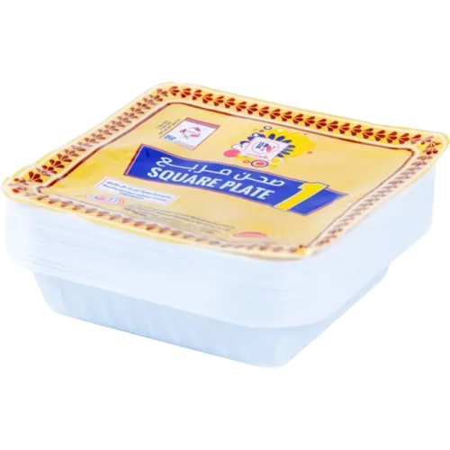 صحن بلاستيك مربع-حبة