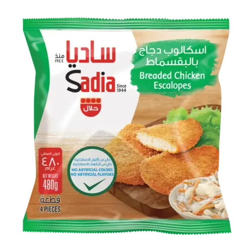 ساديا صدور دجاج مغلفة بدقيق الخبز-480 غرام