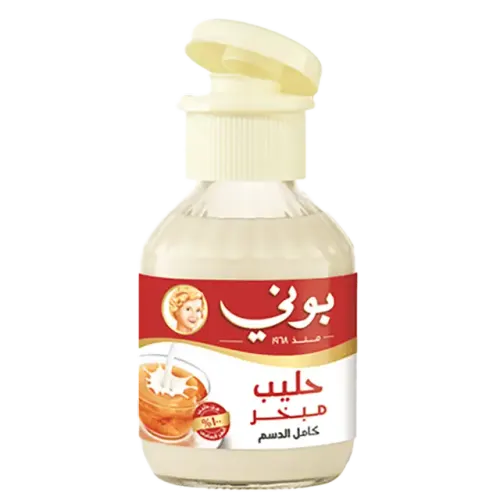 بوني حليب زجاجة مبخر كامل الدسم-170 غرام