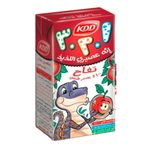 كي دي دي عصير تفاح-125 مل