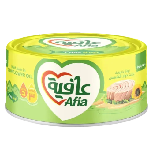 عافية تونة صلبة في زيت دوار شمس-90 غرام