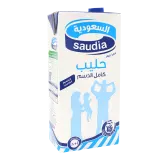 السعودية حليب طويل الأجل كامل الدسم-2 لتر