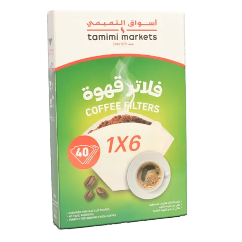 أسواق التميمي منذ 1979 فلتر قهوة 1X6-40 حبة