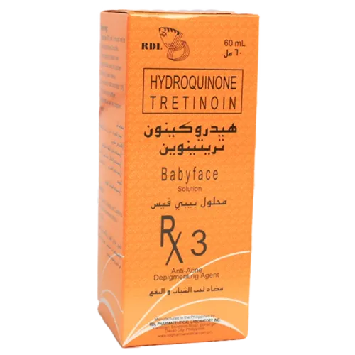 آر دي إل محلول بيبي فيس RX3 مضاد لحب الشباب والبقع-60 مل