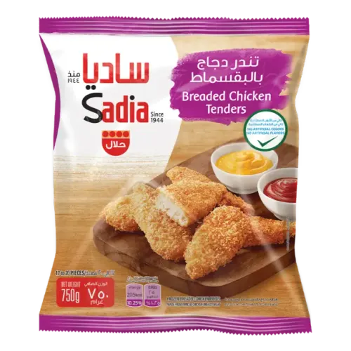 ساديا فيليه دجاج مغلفة بدقيق الخبز-750 غرام