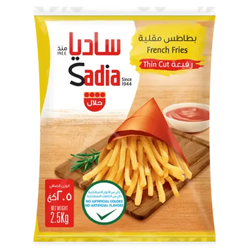 ساديا بطاطس مقلية رفيعة-2.5 كيلو