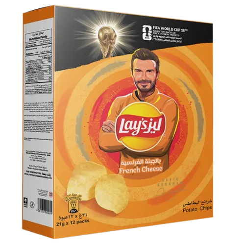 ليز شرائح البطاطس بالجبنة الفرنسية-12 X 21 غرام