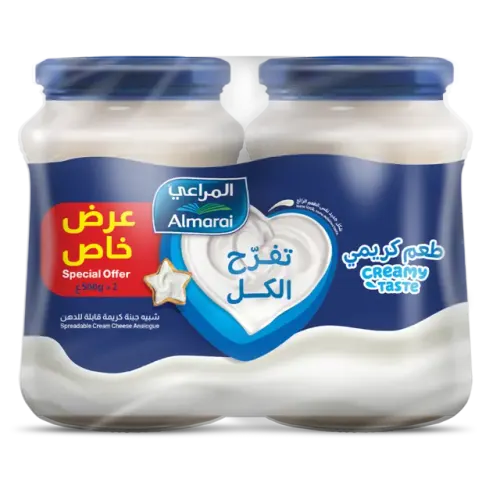 المراعي جبنة كريم مطبوخة-2X500 غرام
