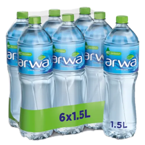 أروى مياه شرب معبأة-6 × 1.5 لتر