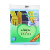 أسواق التميمي أساسيات قماش تنظيف إسفنجي 4+1مجانا-5 قطع