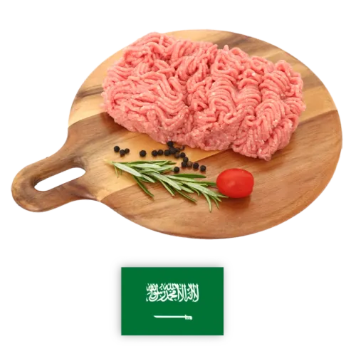 سعودي لحم عجل طازج مفروم- غرام 500