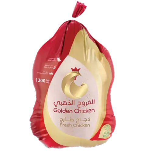 الفروج الذهبي دجاج كامل-1200 غرام