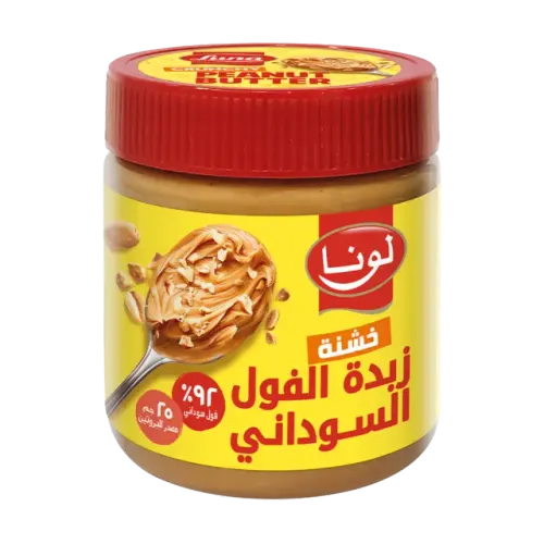 لونا زبدة الفول السوداني الخشنة-340 غرام