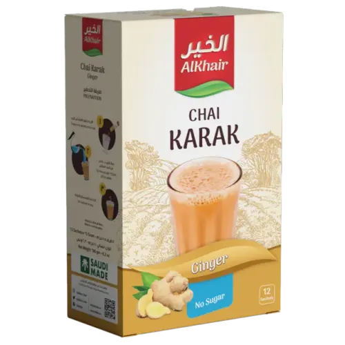 الخير شاي كرك بالزنجبيل-12X15 غرام