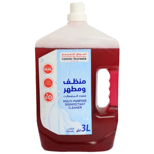 أسواق التميمي منذ 1979 مطهر متعدد مضاد للبكتيريا كلاسيك-3 لتر