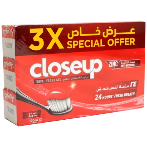 كلوس أب معجون الأسنان أحمر حار-100 مل