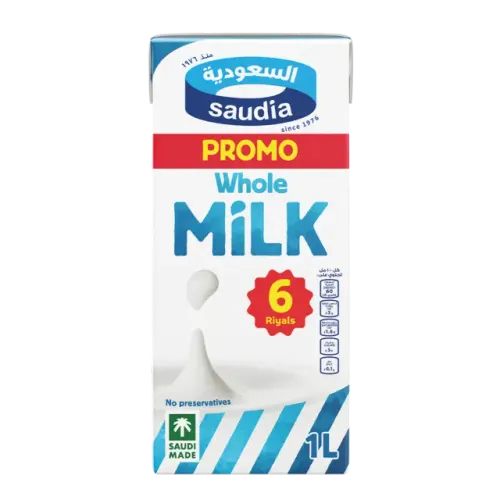 السعودية عرض حليب كامل الدسم-12 X 1 لتر