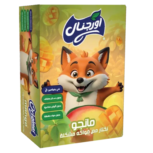 أوريجينال نكتار المانجو مع فواكة مشكلة-18 X 125 مل