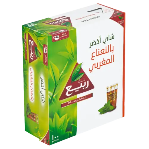 ربيع شاي أخضر مع نعناع مغربي-1.8 غرام