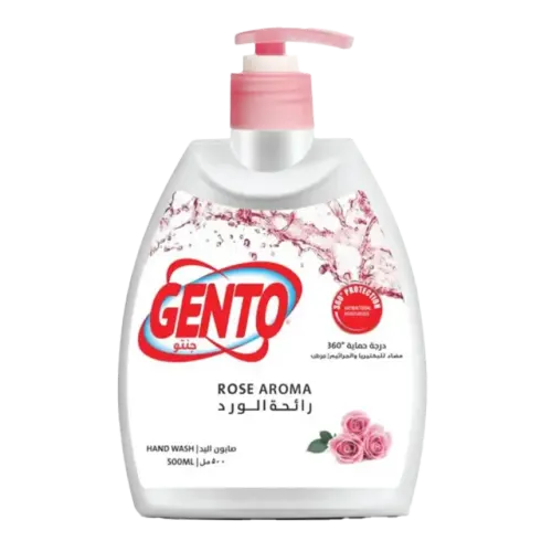 جينتو صابون غسيل الأيدي برائحة الورد-500 مل