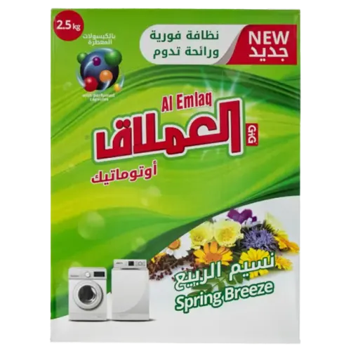 العملاق مسحوق غسيل برغوة منخفضة برائحة نسيم الربيع-2.5 كيلو